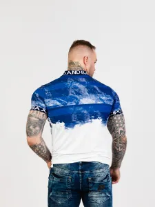 CIPO & BAXX Pánske tričko CT699 BLUE Farba: Modrá, Konfekčná veľkosť: S