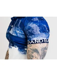 CIPO & BAXX Pánske tričko CT699 BLUE Farba: Modrá, Konfekčná veľkosť: S