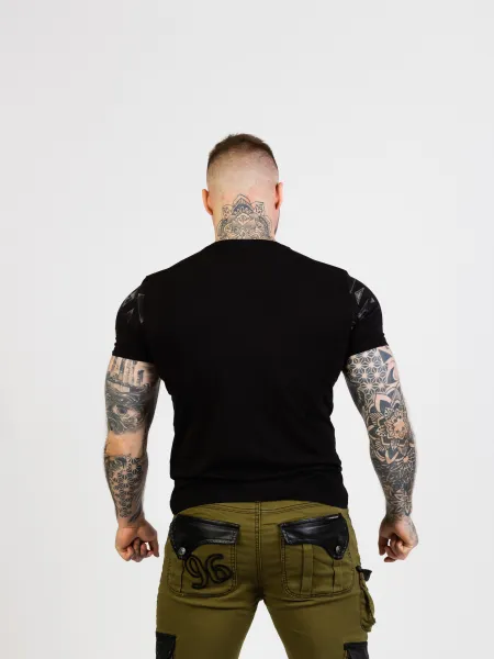 Pánske tričko CIPO & BAXX CT715 BLACK Farba: Čierna, Konfekčná veľkosť: S