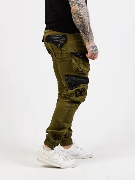 CIPO & BAXX Pánske joggery CD790 KHAKI Farba: Khaki, Konfekčná veľkosť: W38/L32