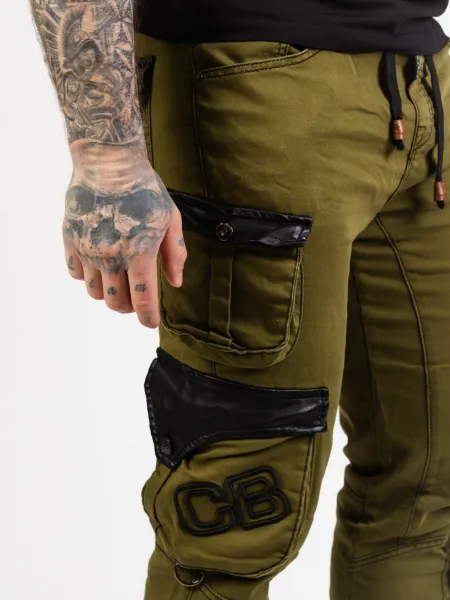 CIPO & BAXX Pánske joggery CD790 KHAKI Farba: Khaki, Konfekčná veľkosť: W38/L32
