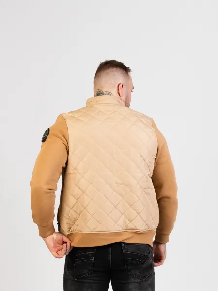 CIPO & BAXX Pánska bunda CJ295 BEIGE Farba: Hnedá, Konfekčná veľkosť: XL