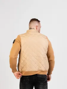 CIPO & BAXX Pánska bunda CJ295 BEIGE Farba: Hnedá, Konfekčná veľkosť: XL