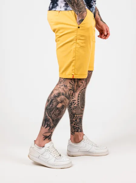 Pánske kraťasy CIPO & BAXX CK272 MUSTARD Farba: Žltá, Konfekčná veľkosť: W38