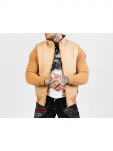 CIPO & BAXX Pánska bunda CJ295 BEIGE Farba: Hnedá, Konfekčná veľkosť: XL