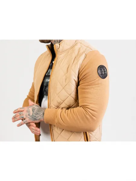 CIPO & BAXX Pánska bunda CJ295 BEIGE Farba: Hnedá, Konfekčná veľkosť: XL