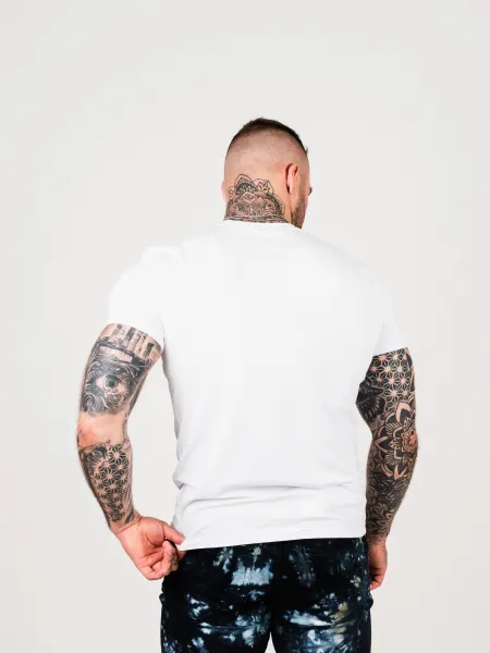 Pánske tričko CIPO & BAXX CT717 WHITE Farba: Biela, Konfekčná veľkosť: XXL