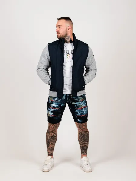 Pánska bunda CIPO & BAXX CJ295 NAVYBLUE Farba: Modrá, Konfekčná veľkosť: M