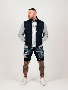 Pánska bunda CIPO & BAXX CJ295 NAVYBLUE Farba: Modrá, Konfekčná veľkosť: M