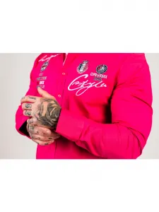 Pánska košeľa CIPO & BAXX CH151 FUCHIA Farba: Ružová, Konfekčná veľkosť: M