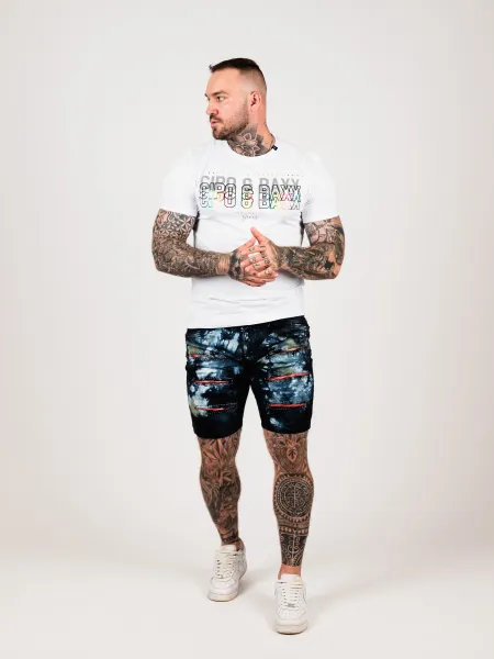 Pánske tričko CIPO & BAXX CT717 WHITE Farba: Biela, Konfekčná veľkosť: XXL