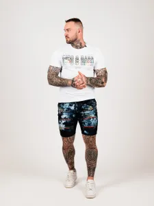 Pánske tričko CIPO & BAXX CT717 WHITE Farba: Biela, Konfekčná veľkosť: XXL