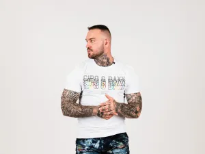 Pánske tričko CIPO & BAXX CT717 WHITE Farba: Biela, Konfekčná veľkosť: XXL