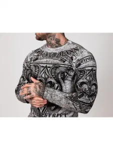 Pánske tričko CIPO & BAXX CL449 GREY Farba: Sivá, Konfekčná veľkosť: S