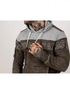 Pánska mikina CIPO & BAXX CL428 GREY-KHAKI Farba: Khaki, Konfekčná veľkosť: M