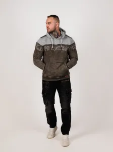 Pánska mikina CIPO & BAXX CL428 GREY-KHAKI Farba: Khaki, Konfekčná veľkosť: M