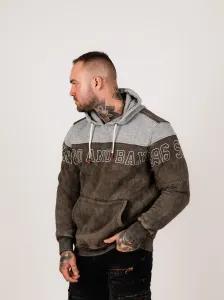 Pánska mikina CIPO & BAXX CL428 GREY-KHAKI Farba: Khaki, Konfekčná veľkosť: M