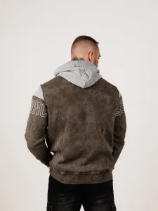 Pánska mikina CIPO & BAXX CL428 GREY-KHAKI Farba: Khaki, Konfekčná veľkosť: M