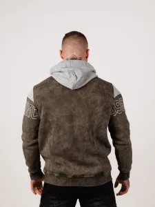 Pánska mikina CIPO & BAXX CL428 GREY-KHAKI Farba: Khaki, Konfekčná veľkosť: M