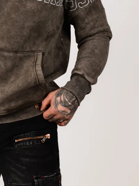 Pánska mikina CIPO & BAXX CL428 GREY-KHAKI Farba: Khaki, Konfekčná veľkosť: M