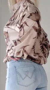 ASPERISSIA Dámska košeľa ADIL Farba: Hnedá, Konfekčná veľkosť: ONESIZE