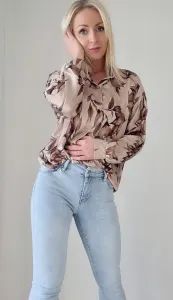 ASPERISSIA Dámska košeľa ADIL Farba: Hnedá, Konfekčná veľkosť: ONESIZE