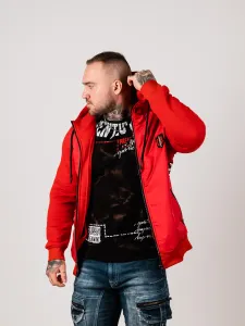 Pánska mikina CIPO & BAXX CL552 RED Farba: Červená, Konfekčná veľkosť: M