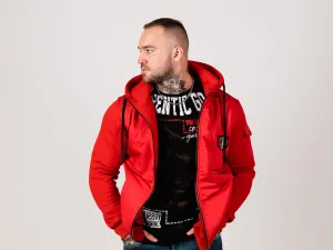 Pánska mikina CIPO & BAXX CL552 RED Farba: Červená, Konfekčná veľkosť: M