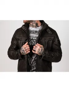 Pánska bunda CIPO & BAXX CM223 GREY Farba: Sivá, Konfekčná veľkosť: M