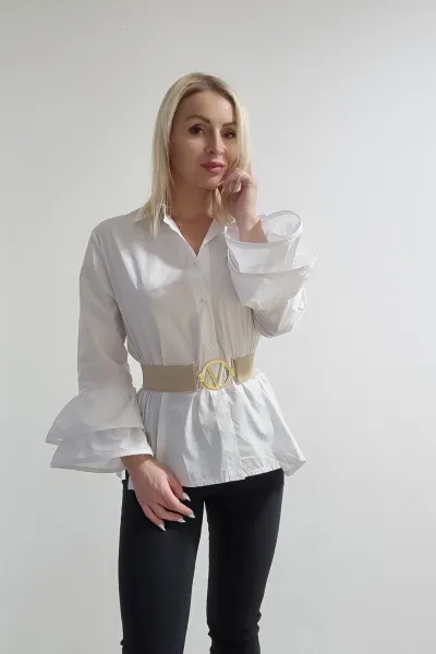 ASPERISSIA Dámska košeľa ROXIE Farba: Biela, Konfekčná veľkosť: ONESIZE