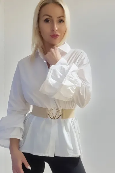 ASPERISSIA Dámska košeľa ROXIE Farba: Biela, Konfekčná veľkosť: ONESIZE