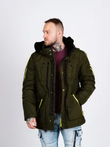 Pánska zimná bunda CIPO & BAXX CM130 KHAKI Farba: Khaki, Konfekčná veľkosť: M