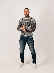 Pánske tričko CIPO & BAXX CL449 GREY Farba: Sivá, Konfekčná veľkosť: S