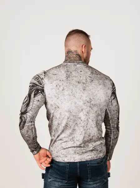 Pánske tričko CIPO & BAXX CL449 GREY Farba: Sivá, Konfekčná veľkosť: S
