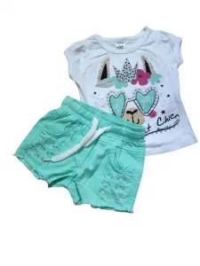 Fashionkids Detský set -tričko+kraťasky Veľkosť: 104
