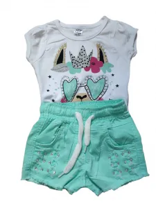 Fashionkids Detský set -tričko+kraťasky Veľkosť: 104