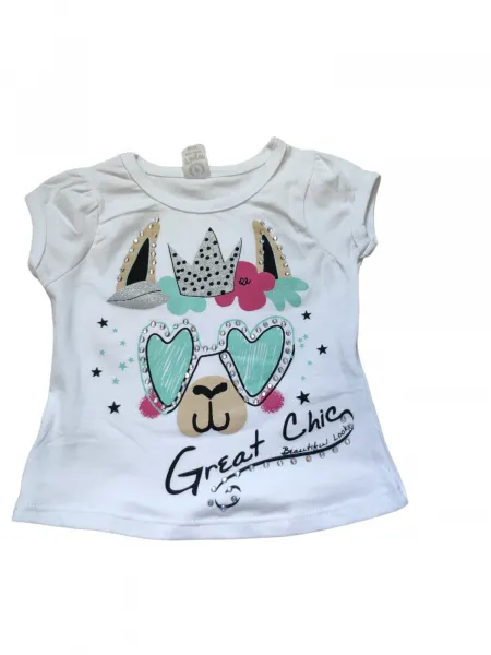 Fashionkids Detský set -tričko+kraťasky Veľkosť: 104