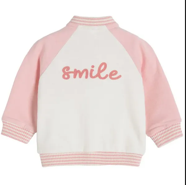 CoolClub Dievčenská mikina SMILE na rozopínanie Veľkosť: 80