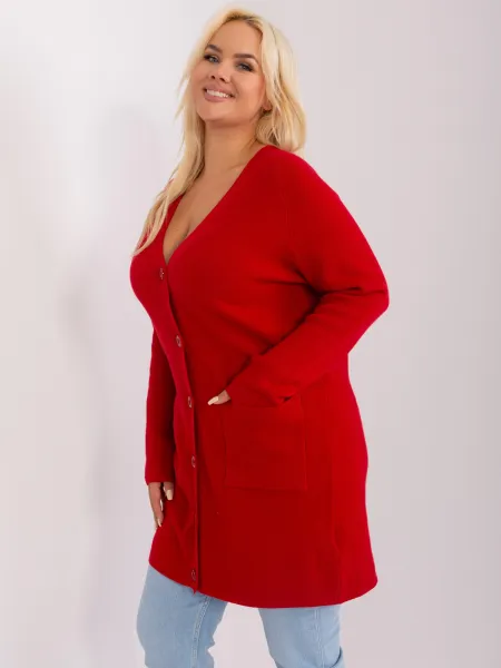 Factory Dámsky kardigán plus size Farba: Modrá, Veľkosť molet: XL/XXL