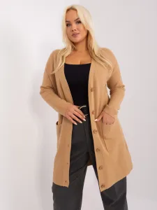 Factory Dámsky kardigán plus size Farba: Modrá, Veľkosť molet: XL/XXL