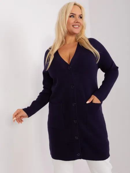 Factory Dámsky kardigán plus size Farba: Hnedá, Veľkosť molet: XL/XXL