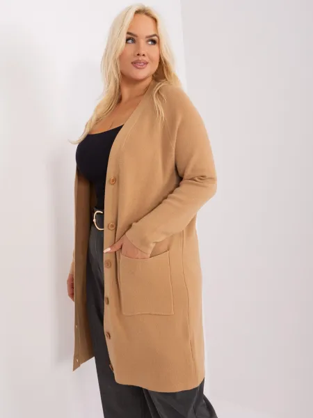 Factory Dámsky kardigán plus size Farba: Modrá, Veľkosť molet: XL/XXL