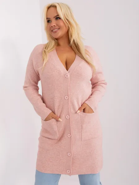 Factory Dámsky kardigán plus size Farba: Modrá, Veľkosť molet: XL/XXL