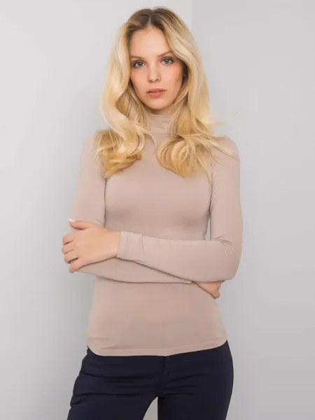 Factory Dámsky priliehavý polrolák CASSIE Farba: Hnedá, Veľkosť: S