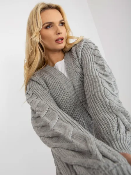 Cardigan-LO-SW-LK-3001.82P-gray
