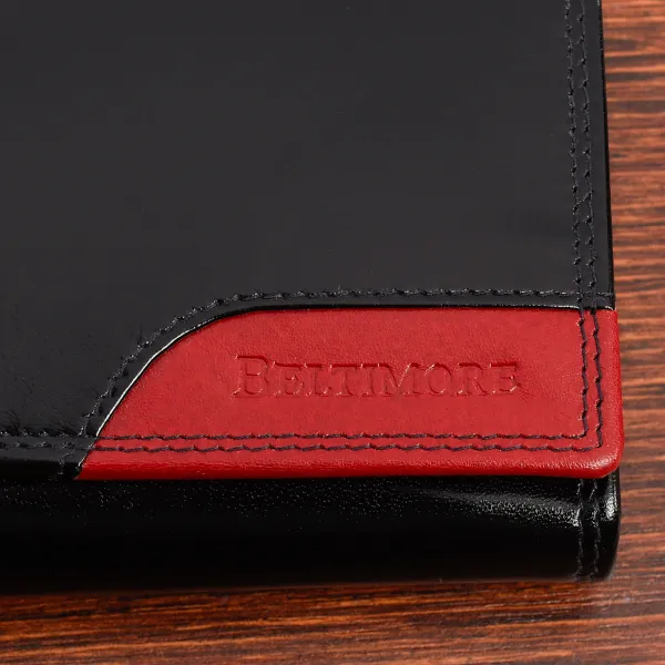 Beltimore Dámska  kožená peňaženka, RFID 042 Farba: Červená