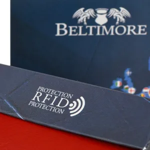 Beltimore Dámska  kožená peňaženka, RFID 042 Farba: Červená