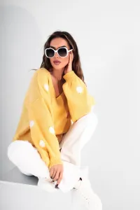TMC Dámsky pulover ROSI žltá Farba: Žltá, Veľkosť: UNI