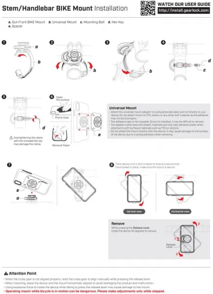 Držiak na bicykel Spigen GearLock HandleBar