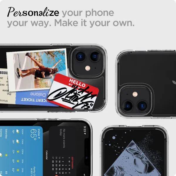 Spigen Ultra Hybrid Case iPhone 12 mini - Crystal